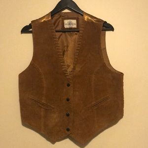 Western Style Leather Vest